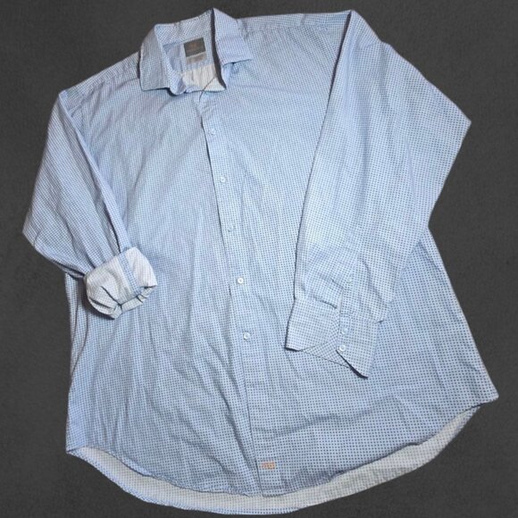 XL THOMAS DEAN Button Down Dress Shirt - Picture 2 of 4